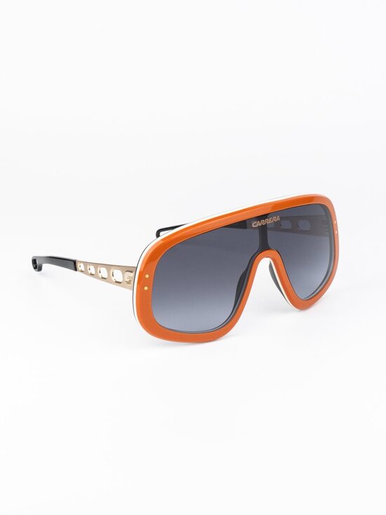 Carrera Women Sunglasses Orange Grey Shield FLAGLAB 17 0C3E 9O NEW AUTHENTIC main image 3